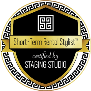 Short-Term Rental Stylist certified by Staging Studio